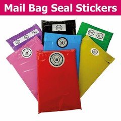 Plastic Mailing Bag - Packaging Security Seals - Choose Your Sticker Size