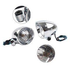Plastic Motorcycle Passing Spot Light Fog Lamp Head Light Custom