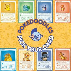 Pokedoodles  | Choose Your Cards | Combined Shipping | Fan Art (All Commons)
