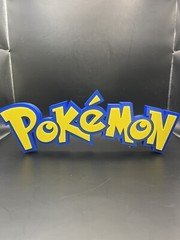 Pokemon Logo Sign Display | 3D Wall Desk Shelf Art 12 inch