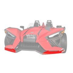 Polaris Front Wing Guards - Red