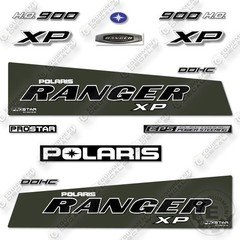 Polaris Ranger 900 XP 2016 Sage Green Decal Kit UTV -  Aftermarket Kit