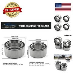 Polaris RZR 800/Ranger 900 Front & Rear Wheel Bearings Set of 4 - Durable Alloy