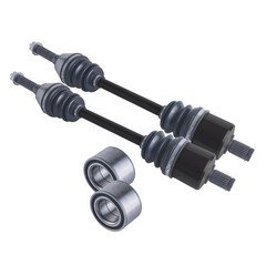 Polaris Sportsman HO front cv axles & wheel bearings set 400 500 800 2008-2014