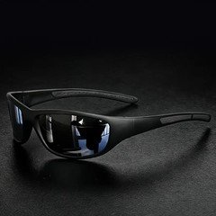 Polarized Sports Sunglasses for Men Wrap Around UV Protection Cycling Outdoor