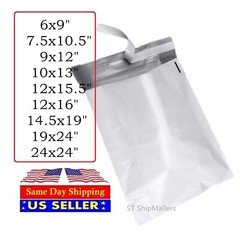 Poly Mailers 6x9 7.5x10.5 9x12 10x13 12x15.5 12x16 14.5x19 19x24 -ST ShipMailers