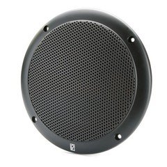 Poly Planar 6" Round Waterproof Boat Speakers 80 Watt Black Marine PAIR MA4056B
