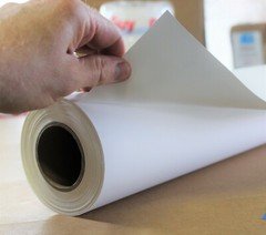 Poly-Vinyl Printable Tear-Proof Water-Resistant 24" x 100' Matte for Aqueous Ink