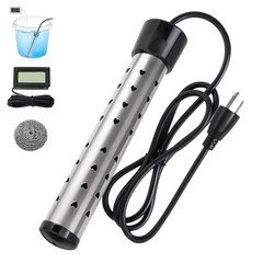 Pool Water Heater above Ground, 2000W Portable Thermostat Auto Shutoff Pool Heat