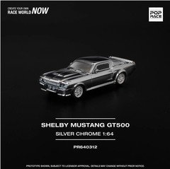 Pop Race 1:64 Shelby Mustang GT500 - Silver Chrome