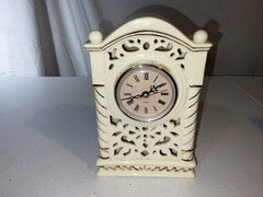 Porcelain And Ceramic Small Mantel Clock