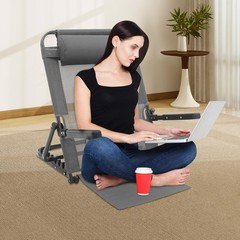 Portable Backrest Support 8 Gears Adjustable Lifting Bed Backrest with Armrest