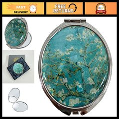 Portable Double Magnifying Makeup Mirror - Foldable Pocket Style, Unique Design