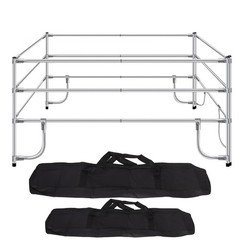 Portable Horse Pen 10x10' Sheep Pen Corral Livestock Fence for Horse Goat Riding
