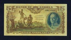 Portugal Portuguese Angola 5 Angolares 1947 P-77 XF++