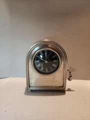 Pottery Barn Heavy Desk Clock - Not Working, Sell For Parts/Decoration