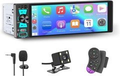 Power Acoustic CP-71WA Single DIN 6.5" Touchscreen Car Stereo Apple Carplay