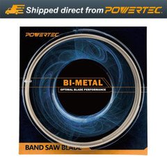 POWERTEC Bi-Metal Band Saw Blade 62" x 1/2" x 14 TPI for Benchtop Bandsaws 1PK