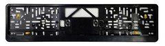 Premium German License Plate Frame - Evolution 3 - Black