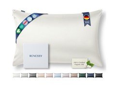 Premium Silk Pillowcase 100% Organic Mulberry Silk, 22 Momme, G... FAST USA SHIP