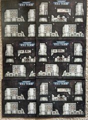 Prepainted  40K Kill Team  MDF Terrain ( x 6)  8.5 x 11  - Ruins NEW   Free Ship