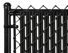 Privacy Slats For Chain Link Fence Single Wall Ridged® Bottom Lock