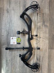 PSE Sicario Full Setup 84LBS Black Right Hand Spot Hogg Fast Eddie QAD HDX AAE