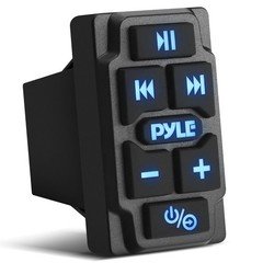 Pyle Wireless BT Audio Controller - Waterproof-Rated for Car, Truck, Boat, 4x4