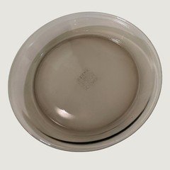 Pyrex #209 9 inch Smoke Amber Brown Glass Pie Plate Dish Vintage