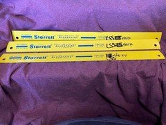 (QTY 3) STARRETT BLUESTRIPE HSS 17" x 1 3/8" x .62 power hacksaw blade BS1710-6