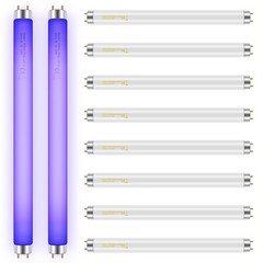 Qualirey 10 Pack Bug Zapper Replacement Light Bulbs 10W for 20W Indoor Bug...