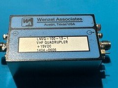 Quantic Wenzel Associates LNVQ-100-13-1 VHF Quadrupler 15 VDC 100 MHZ 13 dB