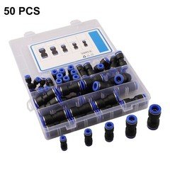 Quick Connect Pneumatic Fittings 50pcs for Automotive and Packaging Use