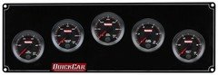Quickcar Racing Products Gauge Panel Assembly Redline Panel 2-1/16in