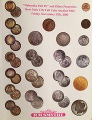 R. M. SMYTHE NOV. 2000 NEBRASKA COLL. et al: NYC AUCTION CATALOGUE: *48421783 🌈