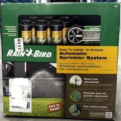 Rain Bird Automatic In Ground Sprinkler System Kit for 1000 to 3000 Sq Ft