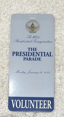 Rare 2025 Trump Vance Inauguration Presidential Parade Volunteer Ticket