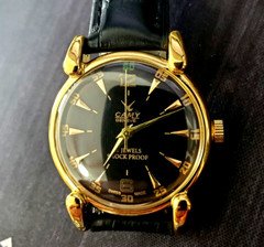 RARE Camy Geneve Mechanical Swiss Watch Restored Serviced GLD-BLK-BLK****