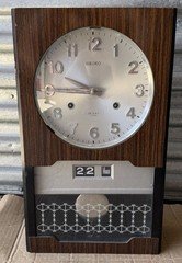 Rare SEIKO 30 DAY Wall Clock Japan PendulumMCM