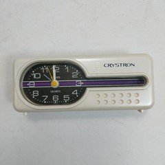 Rare Vintage Citizen Crystron Alarm Clock Model Q2000- PB654 TESTED AND WORKING