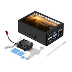 Raspberry Pi 3.5 Inch Touchscreen Display with Cooling Fan - Supports Kali Linux
