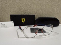 Ray-Ban RX6594M Scuderia Ferrari Collection Hexagonal Eyeglasses