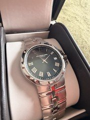 Raymond Weil Men’s Watch Sapphire Crystal Black Dial Steel 5580 Swiss Made Box