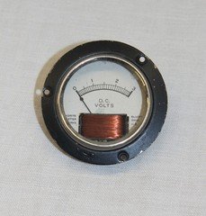 Readrite Meter Works D.C. Volts 0-3 Bluffton Ohio USA not tested
