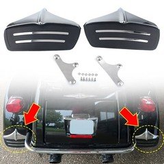 Rear Fender Accents Mud Flaps For Harley Trike Tri Glide Ultra FLHTCUTG 11-23 22