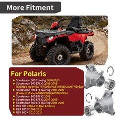 Rear Left & Right Wheel Carrier w/ Bearings Kit for Polaris RZR S 800 2009-2014