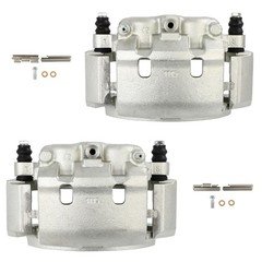 Rear Pair Brake Calipers For 1999-2007 FORD E-350 SUPER DUTY w/ Bracket