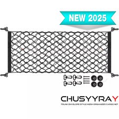 Rear Trunk Envelope Style Mesh Organizer Cargo Net for NISSAN GT-R 2009-2022 New