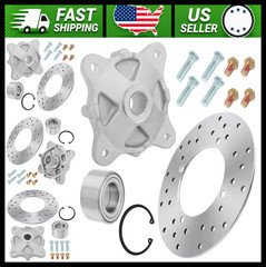 Rear Wheel Hub Bearing Brake Rotor Stud Kit for Polaris RZR Sportsman Ranger