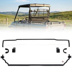 Rear Windshield Windscreen Scratch Resistant For Kawasaki Mule Pro MX 2019-2026